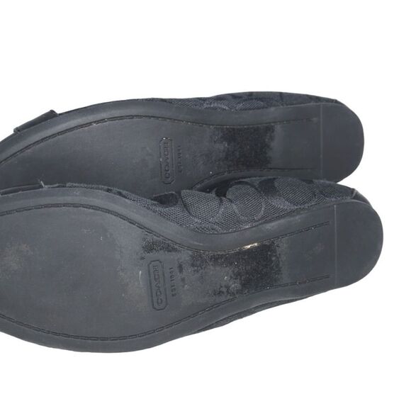 Coach Black Chelsea Cap Toe Ballet Flats, Size 6.5 - Picture 9 of 10